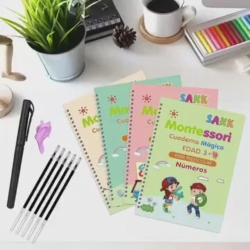 Kit Libros de caligrafia Montessori